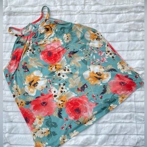 Floral sleeves top
